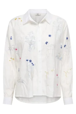 Jdyrhea L/S Loose Embroidery Shirt