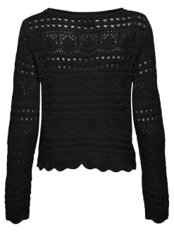 JDY un ay / Boatneck Puov. Knt | Sticka