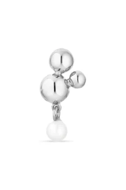 Jane Kønig Jkatomic Stud w. pearl pendant | Örhängen
