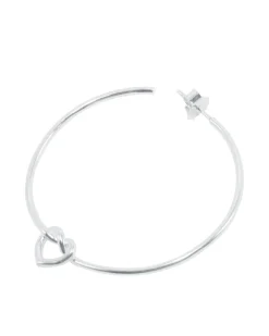 Jane Kønig Jkbig Tied Heart Hoop BTHH-AW25-S | Örhängen