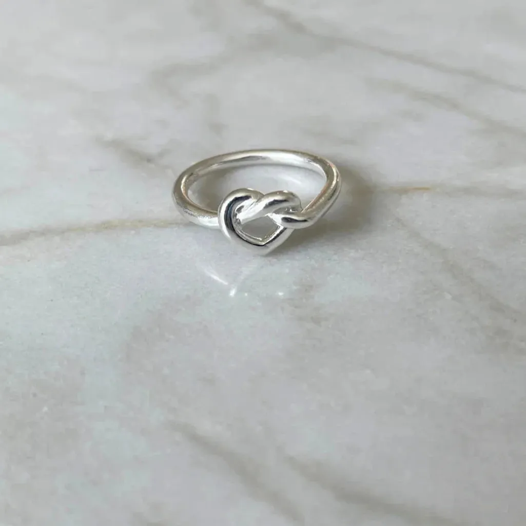 Jkbig Tied Heart Ring BTHR-AW25-S