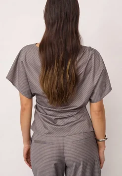 Co´Couture Jovecc Check Peat Boue 500146 | Blusar & Skjortor