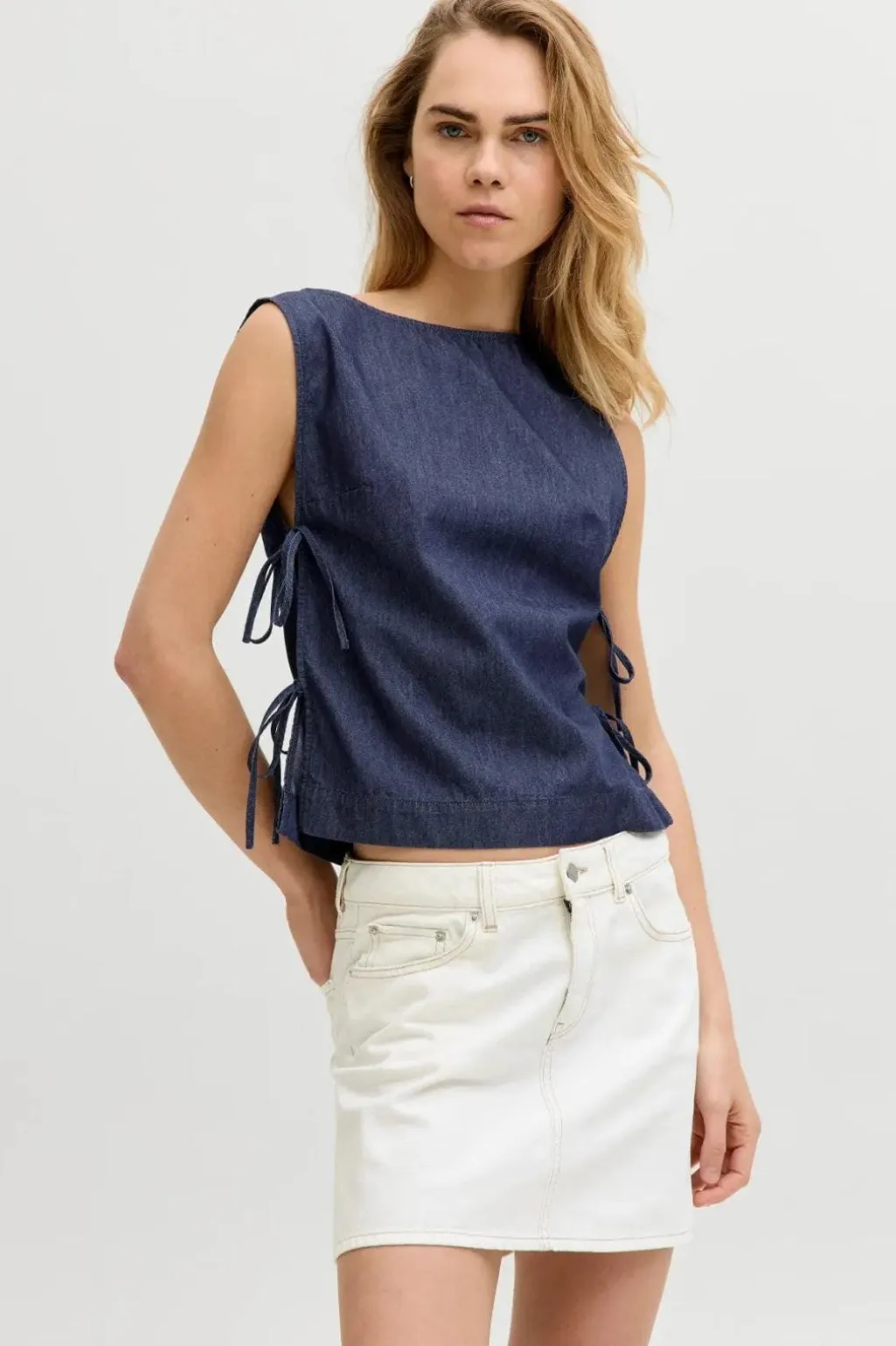 Jxdebby Chambrey Sl Top