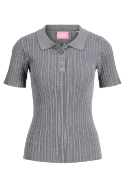 Jxhadley Tight Ss Polo Knit