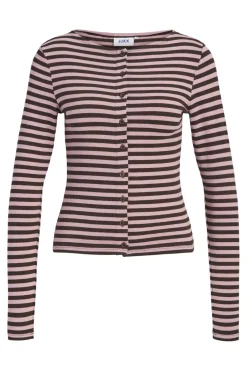 Jxpaula Stripe Ls Cardigan Ln