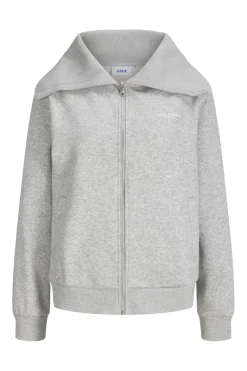 Jxstudio Vesterbro Flat Knit Zip Swt Sn