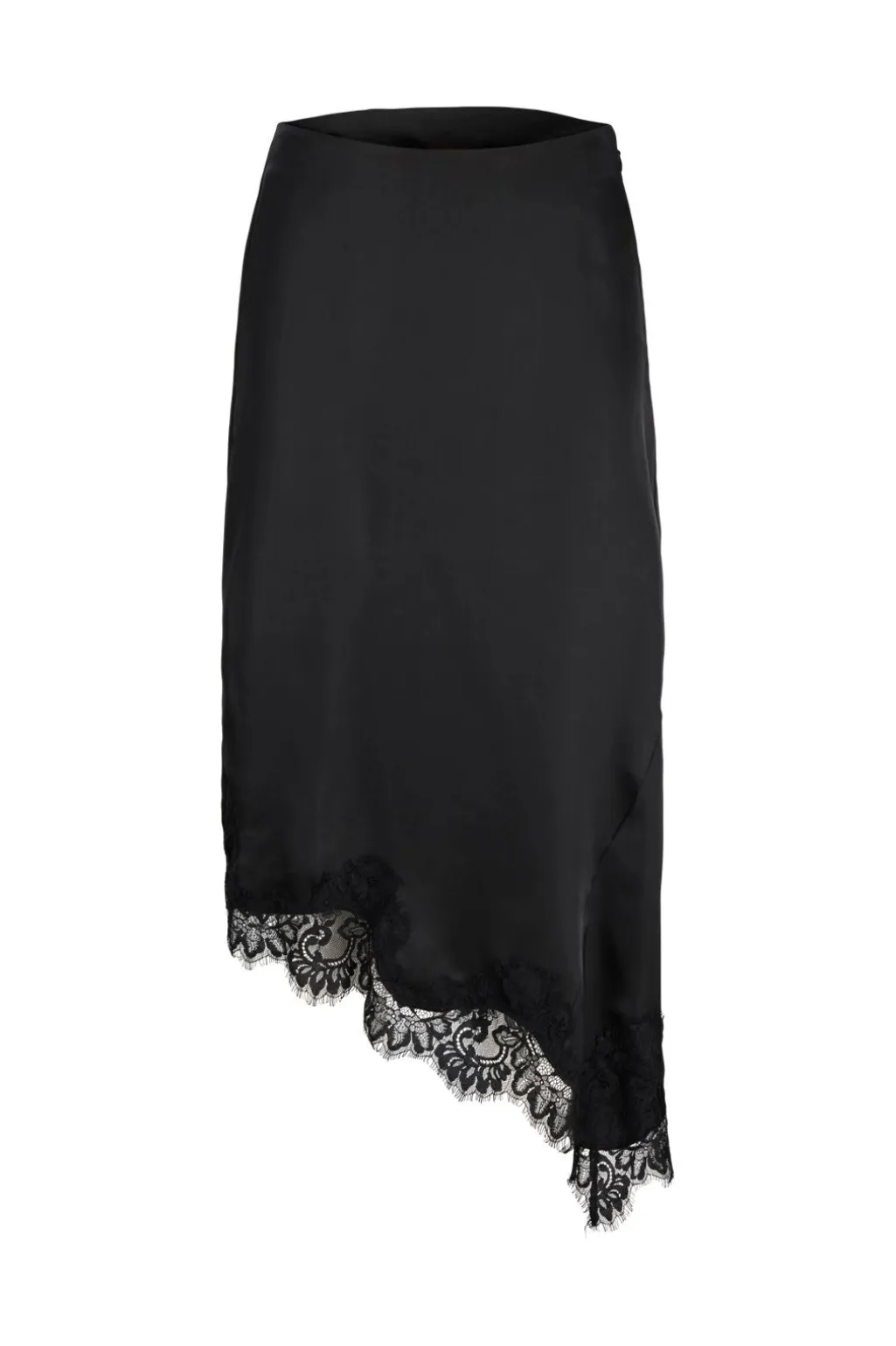 Jxvima Satin Asymmetric Skirt Ln