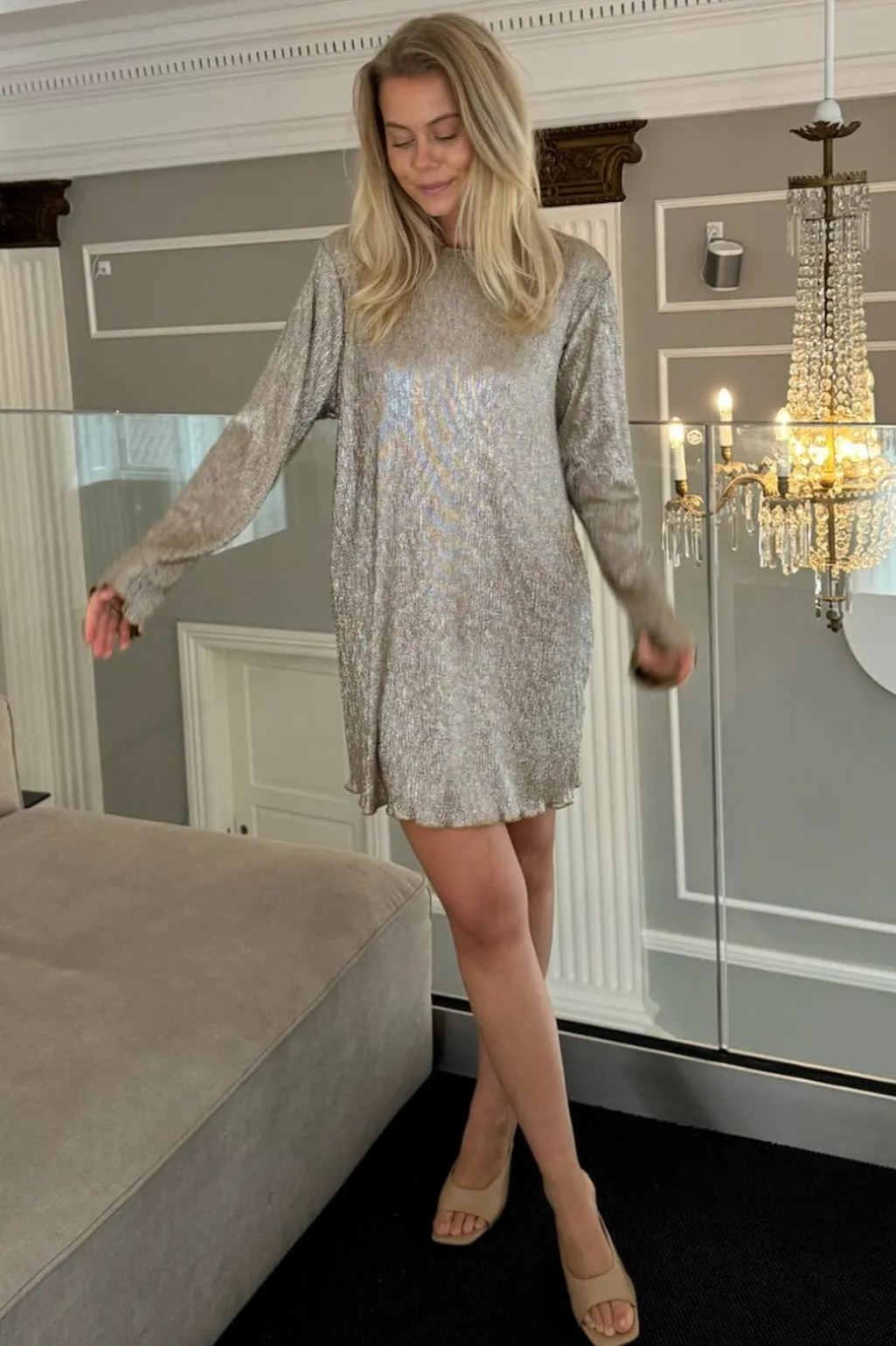 Kellyic Plissé Dress A23352
