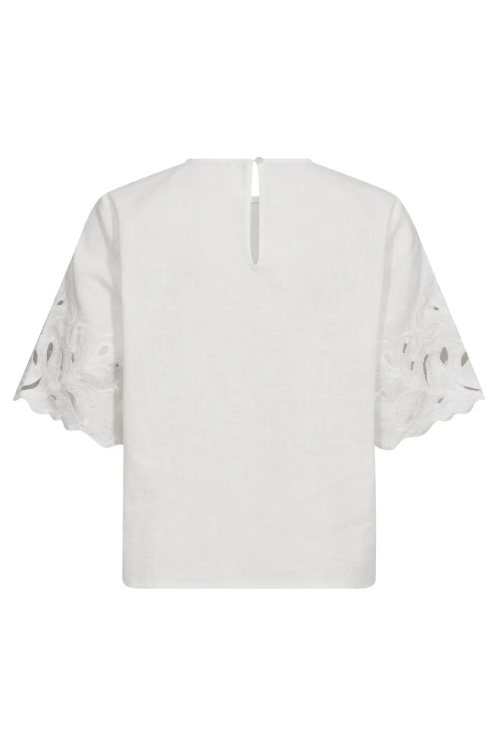 Litacc Linen Emb Ss Blouse 45157
