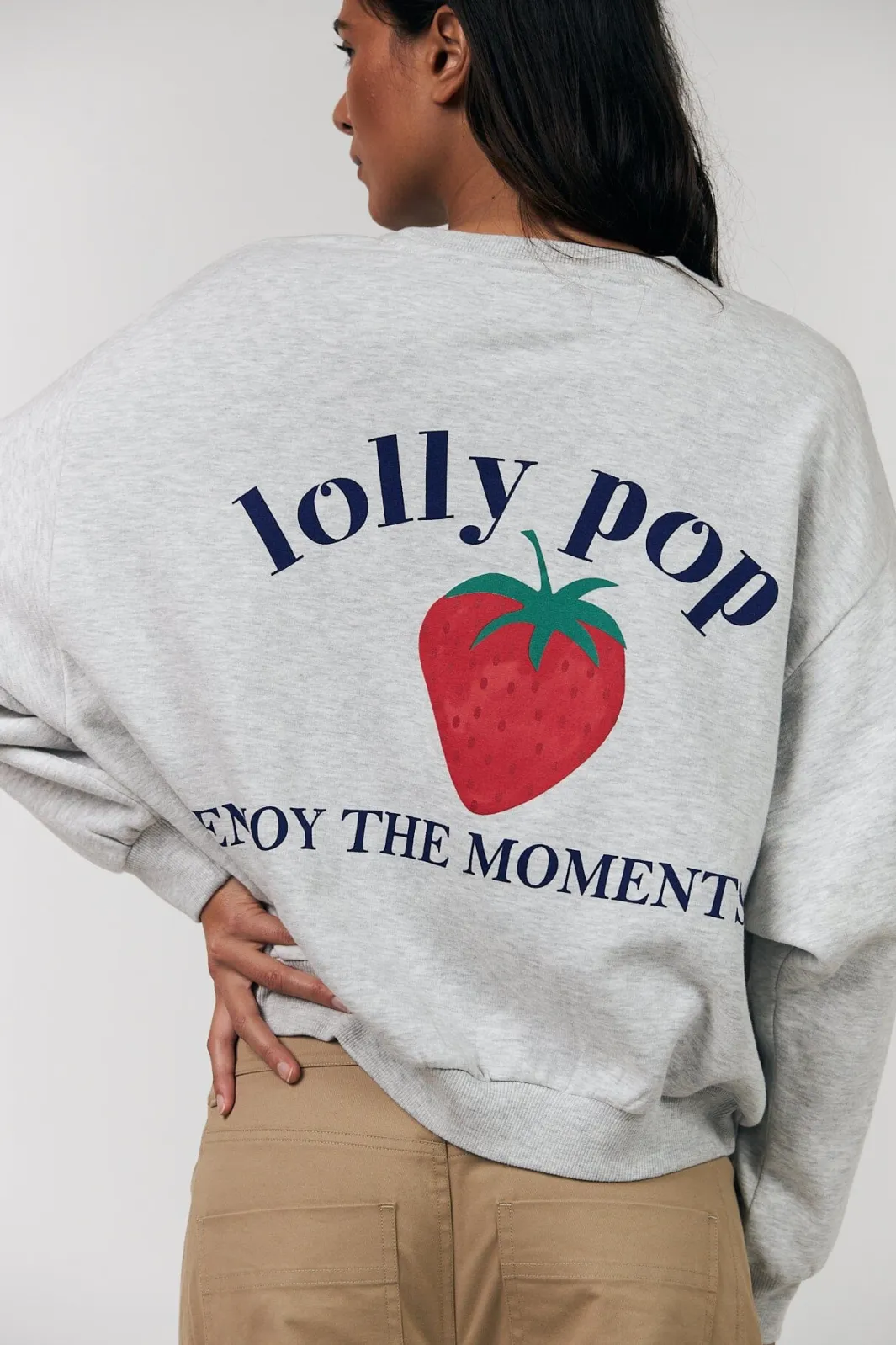 Lollys Laundry ydney trawberry weathirt 26124-1080 | Träningsoveraller & Comfy Wear