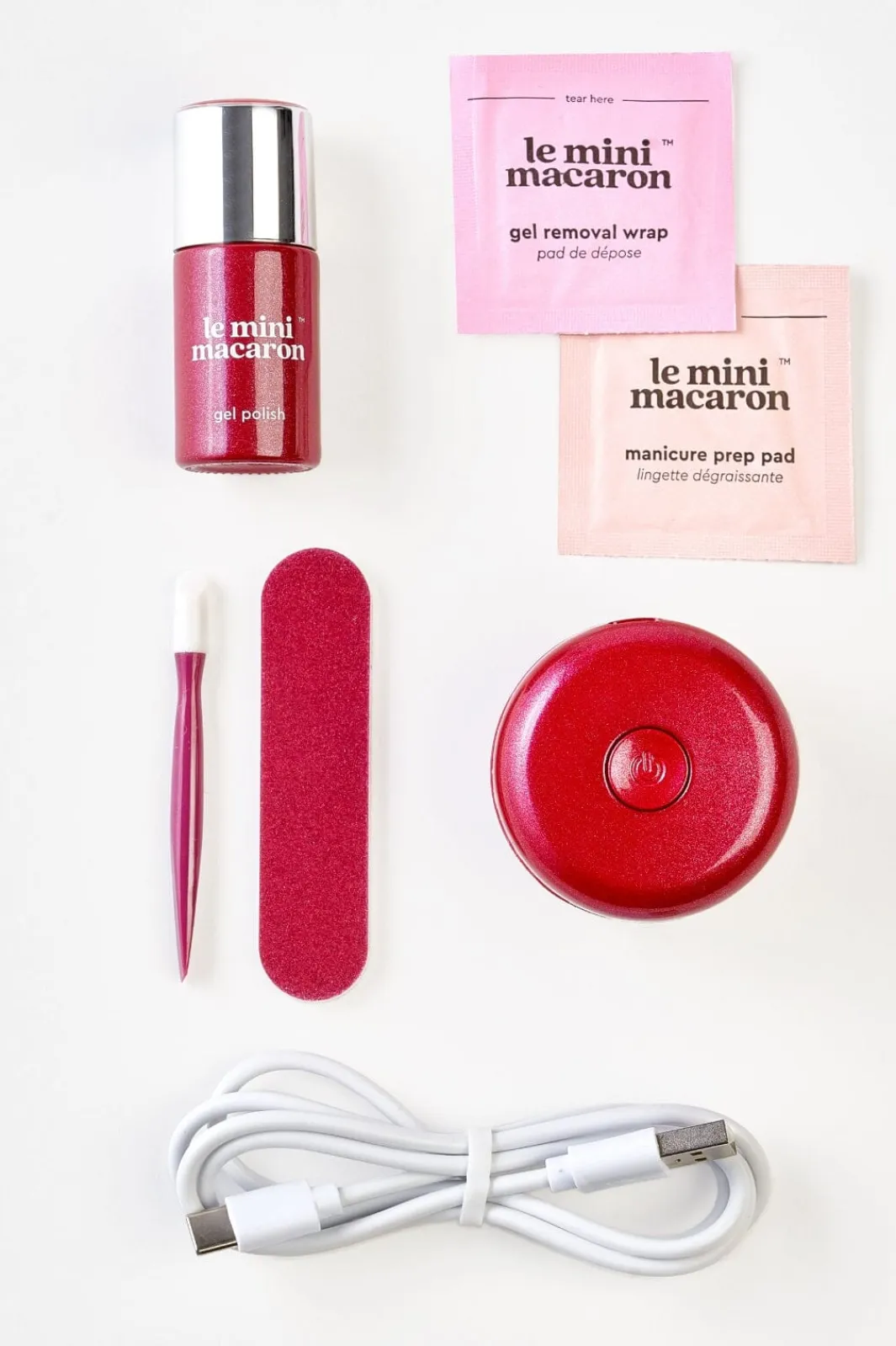 Le Mini Macaron Lmgel Manicure Kit Ruby Red | Nagellack