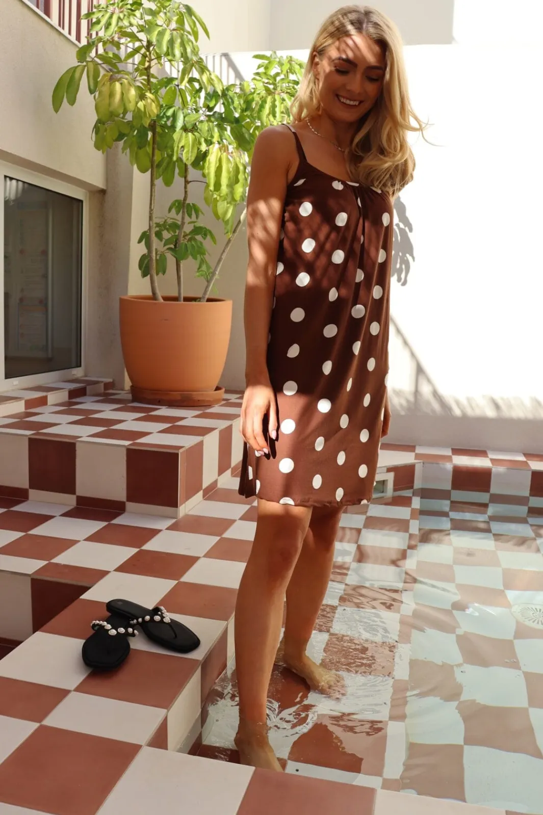 Liberte Ltalma-Short-Strap-Dress 9588 | Klänningar