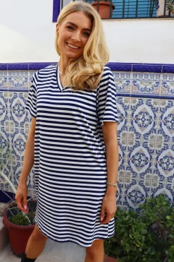 Ltalma-Vneck-Tshirt-Dress 9594
