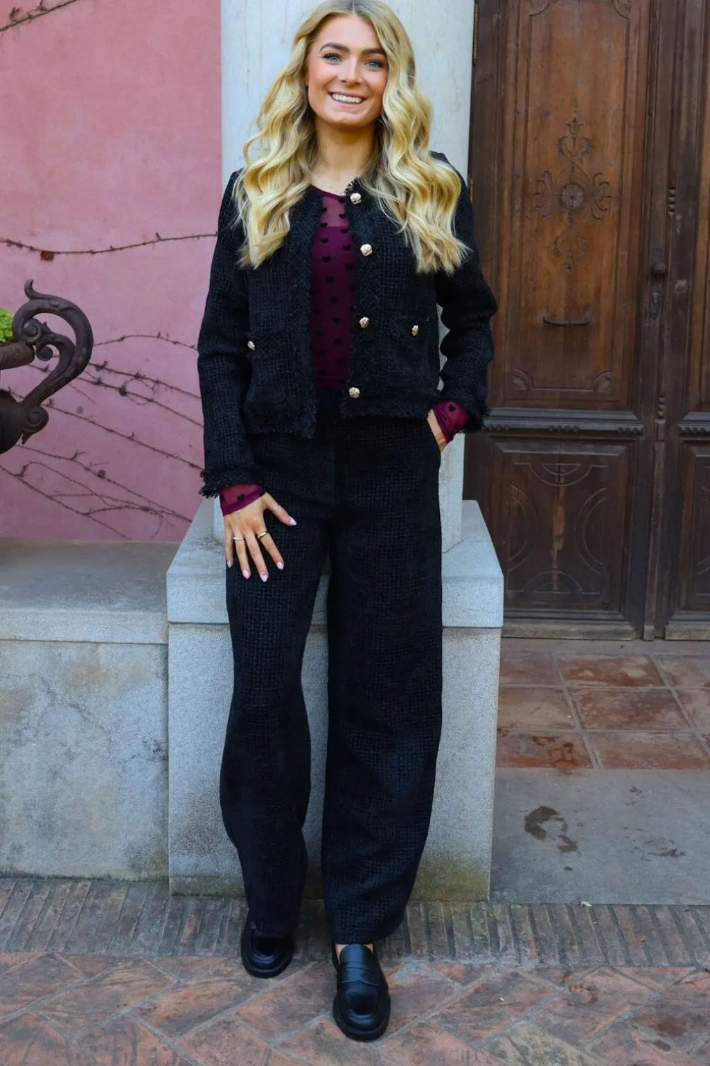 Ltcoco Wide Pants 22245