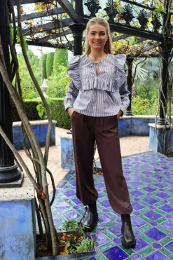 Ltheather-Ls-Tie-Blouse 22165