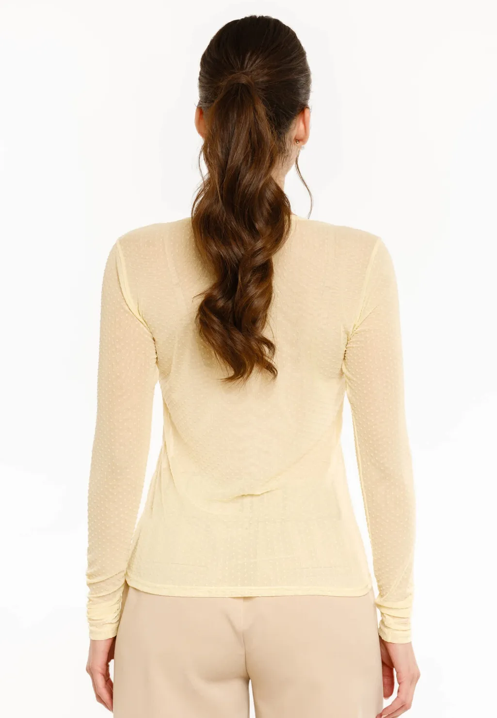 Ltmesh Ls Tshirt, Dot 22069