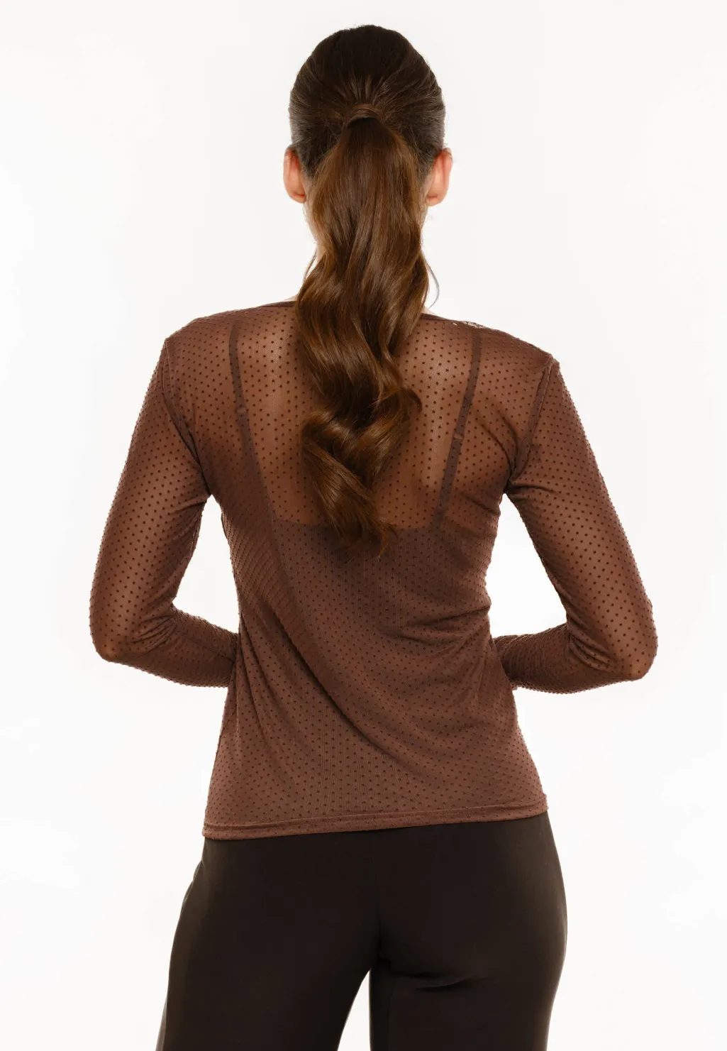 Ltmesh Ls Tshirt, Dot 22069