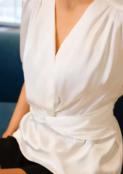 Lttiki Ss Twist Blouse 22205
