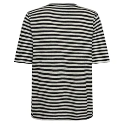 Ltulla-Ss-Vneck-Stripe-Tshirt