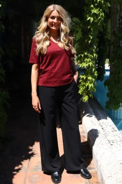 Ltulla-Ss-Vneck-Tshirt 21675