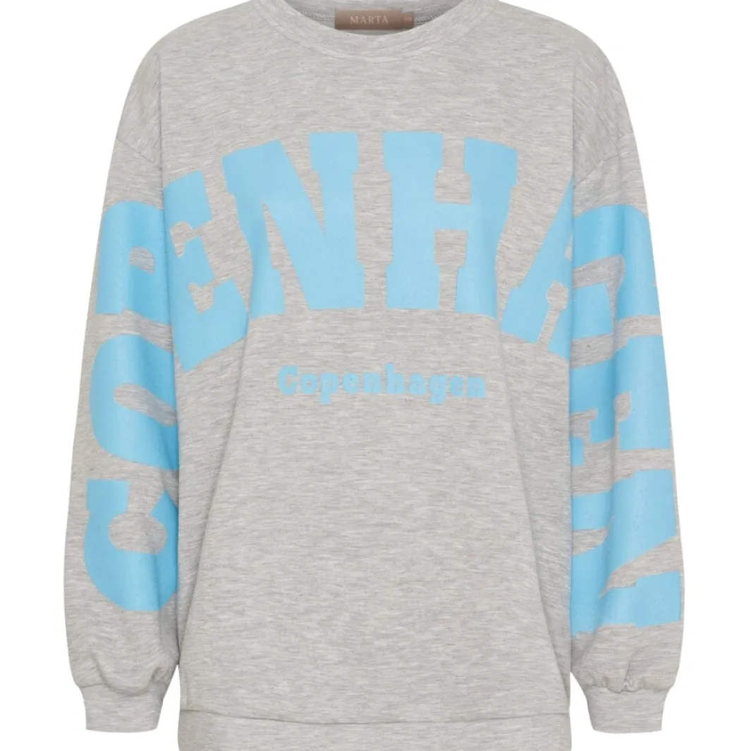 Marta Du Chateau Mdchibiscus Sweatshirt 22659 | Träningsoveraller & Comfy Wear