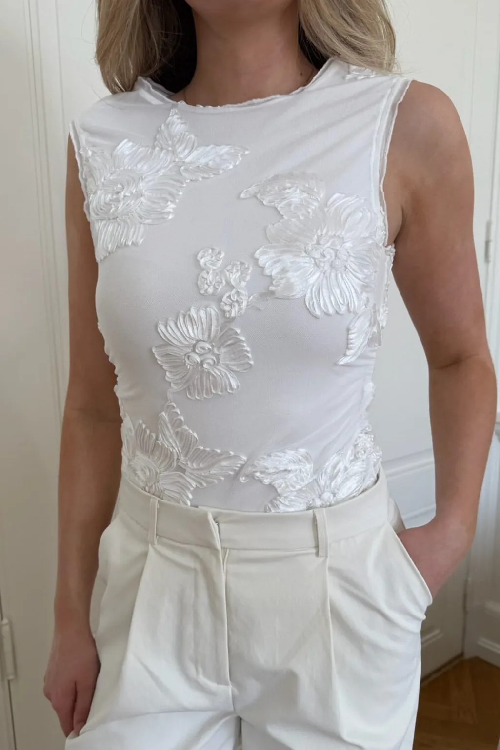 Miraic Mesh Top A23745