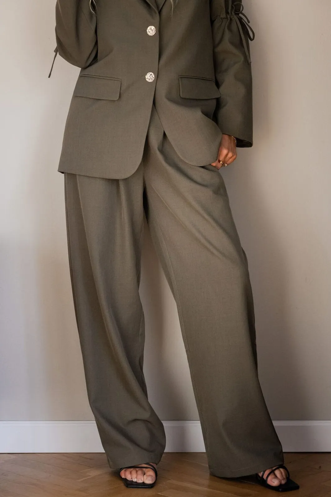 Molly&My x Julie Elgaard Mjcelina Structure Pants 167306 | Jeans, Leggings & Byxor|Set
