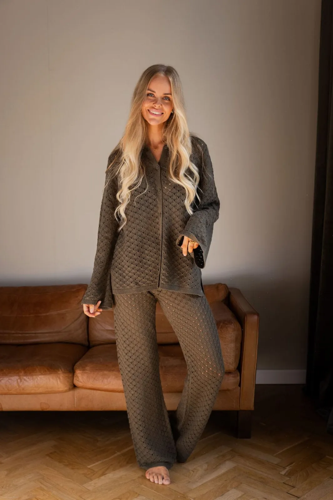 Molly&My x Julie Elgaard Mjliva Knit Pants 167101 | Jeans, Leggings & Byxor|Set