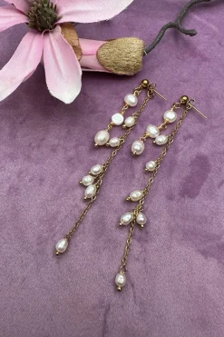 Mellow Moon Mmdouble String Pearl Earring | Örhängen