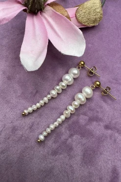 Mellow Moon Mmone Pearl Long Earring | Örhängen