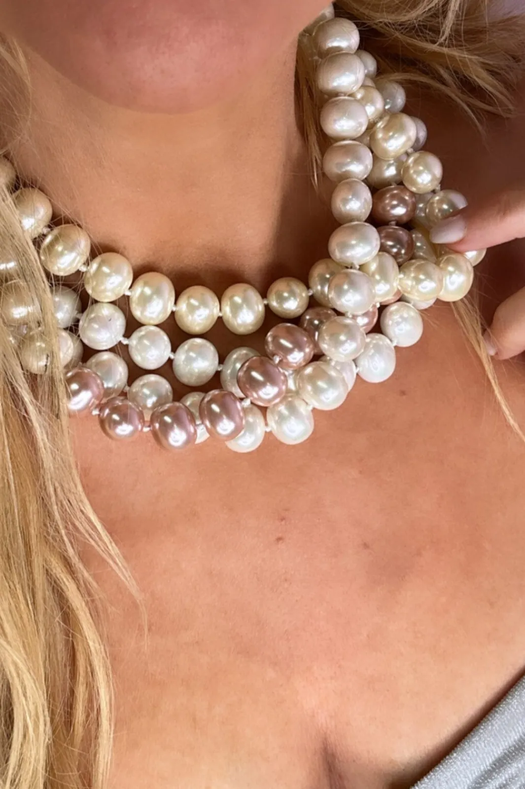 Mellow Moon Mmpearl Necklace N1612 | Halsband