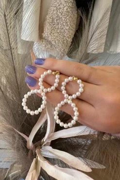 Mellow Moon Mm8-Tal Ørering Med Perler | Örhängen