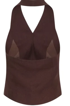 Mschnaira Claritta Halterneck Waistcoat 19056