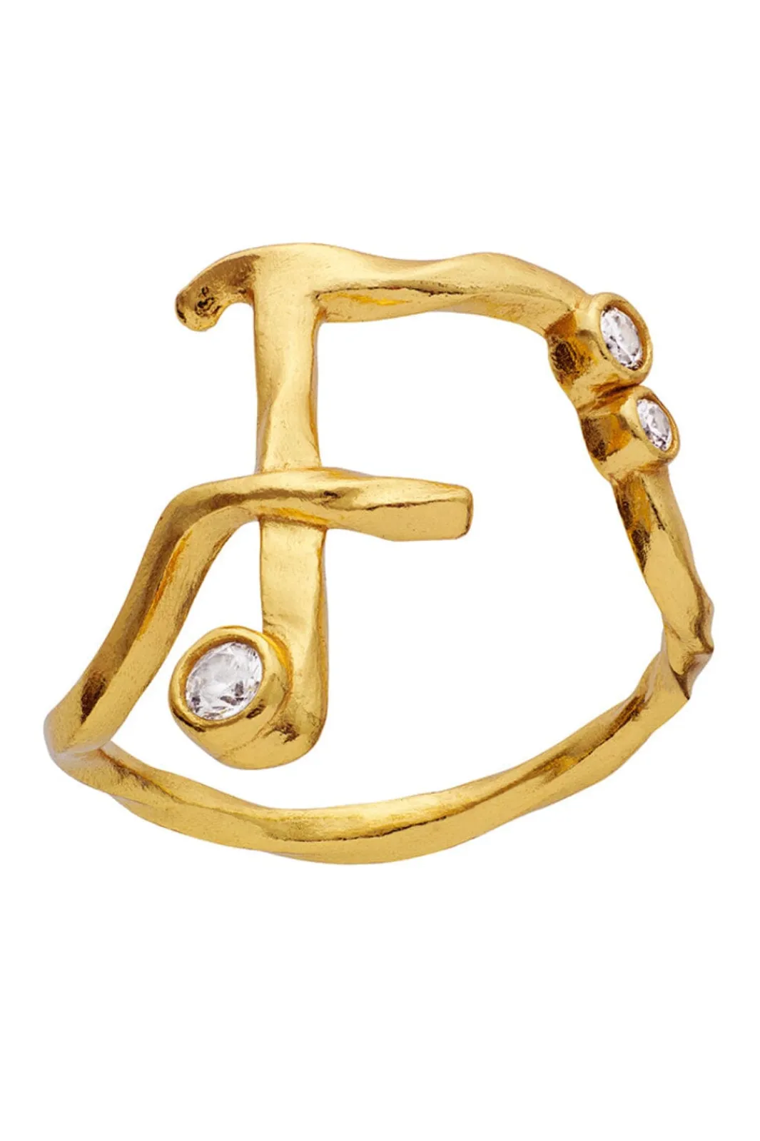 Maanesten Msf Alphabet Ring | Ringar