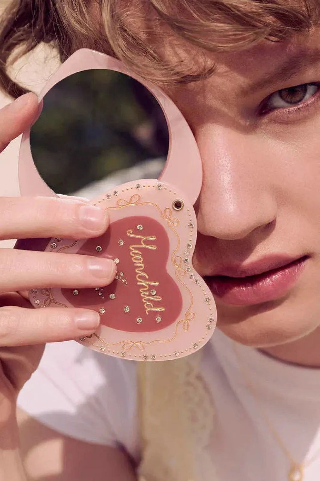 Maanesten Msgenie Pocket Mirror Blush | Sminktillbehör