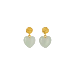 Mspenny Petite Moss Green Earrings