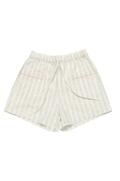 Mssanha Shorts Summer Stripe Blue