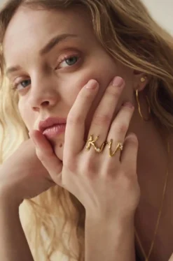 Maanesten Msv Alphabet Ring | Ringar