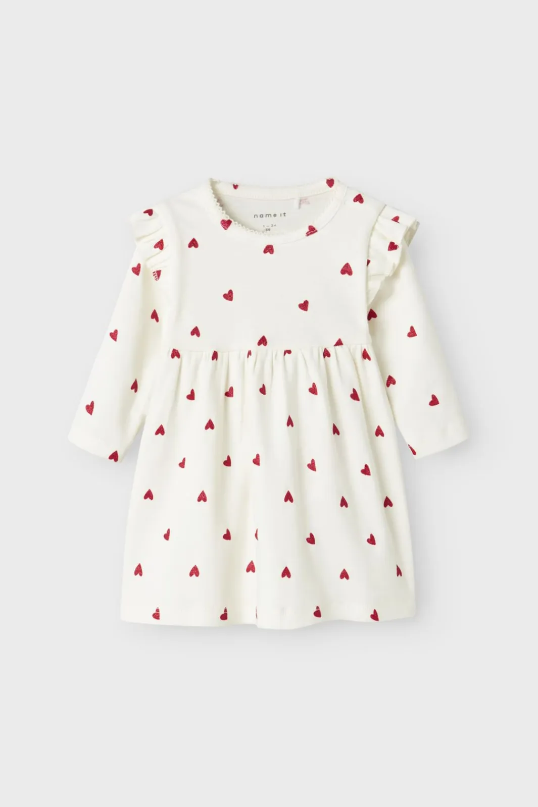 Name It Nbfdheart Ls Dress | Barn Klänningar