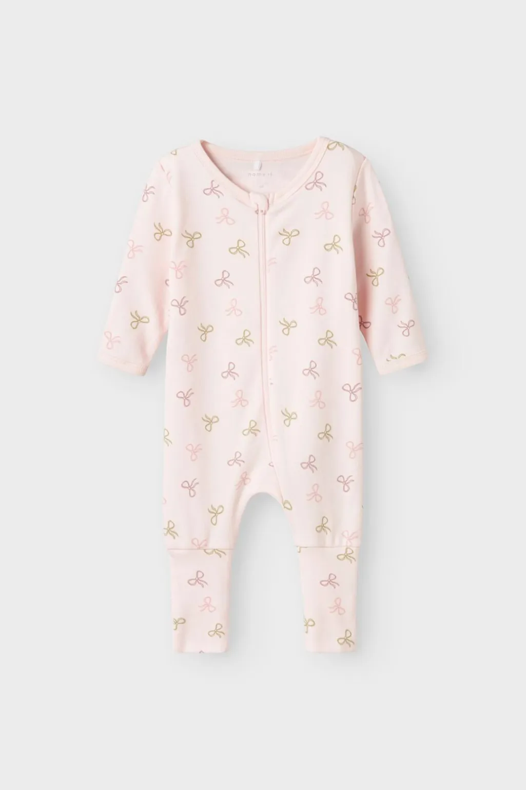 Nbfnightsuit Zip Ff Pink Bow