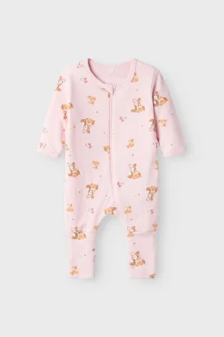 Nbfnightsuit Zip Ff Rose Deer