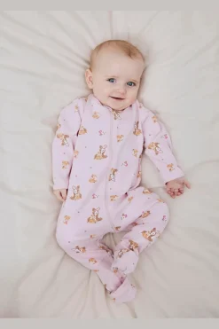 Nbfnightsuit Zip Ff Rose Deer