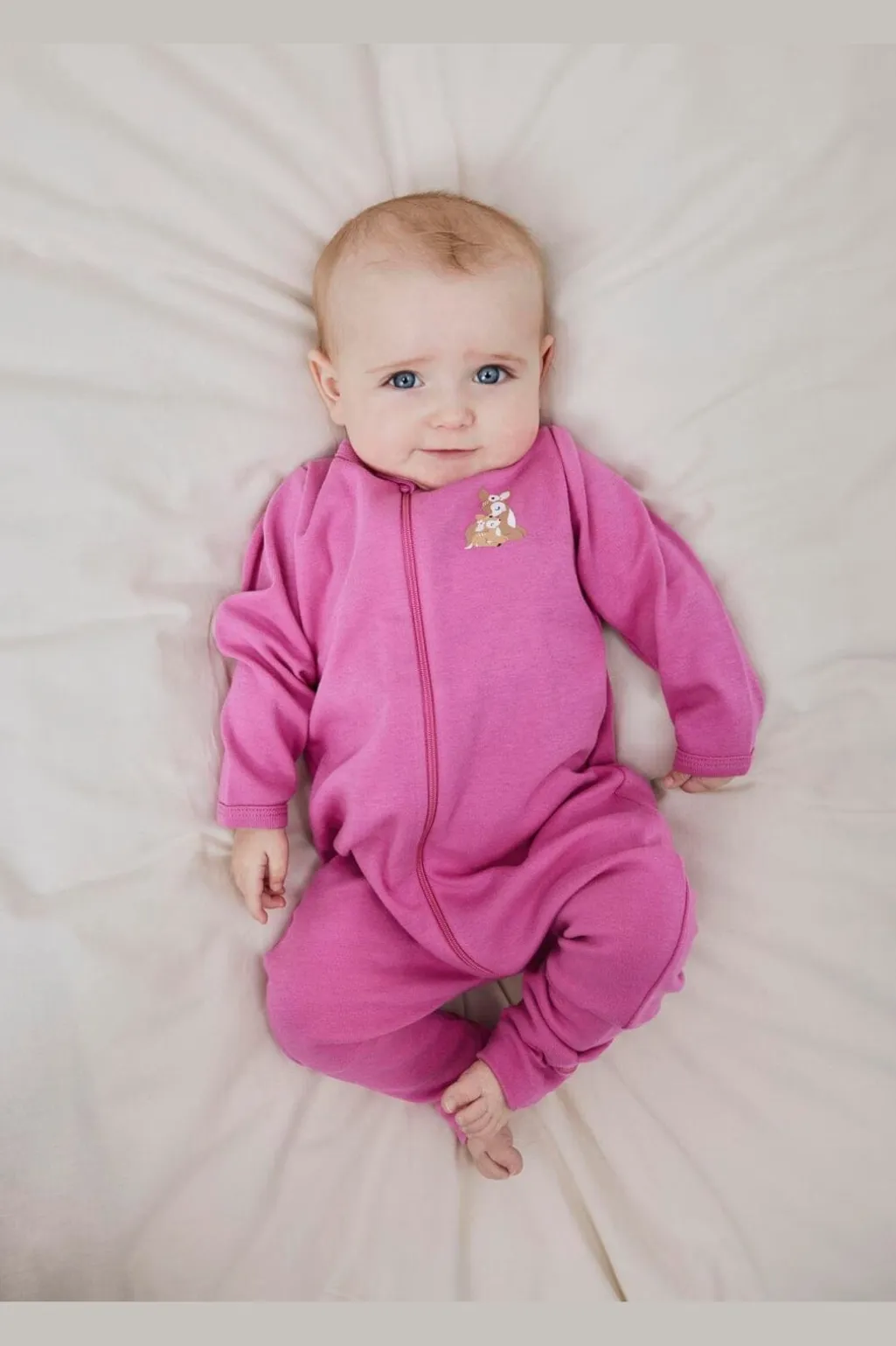 Nbfnightsuit Zip Ff Rose Deer