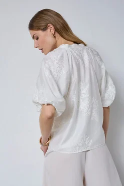 Co´Couture Neacc V-hirt 45123 | Blusar & Skjortor