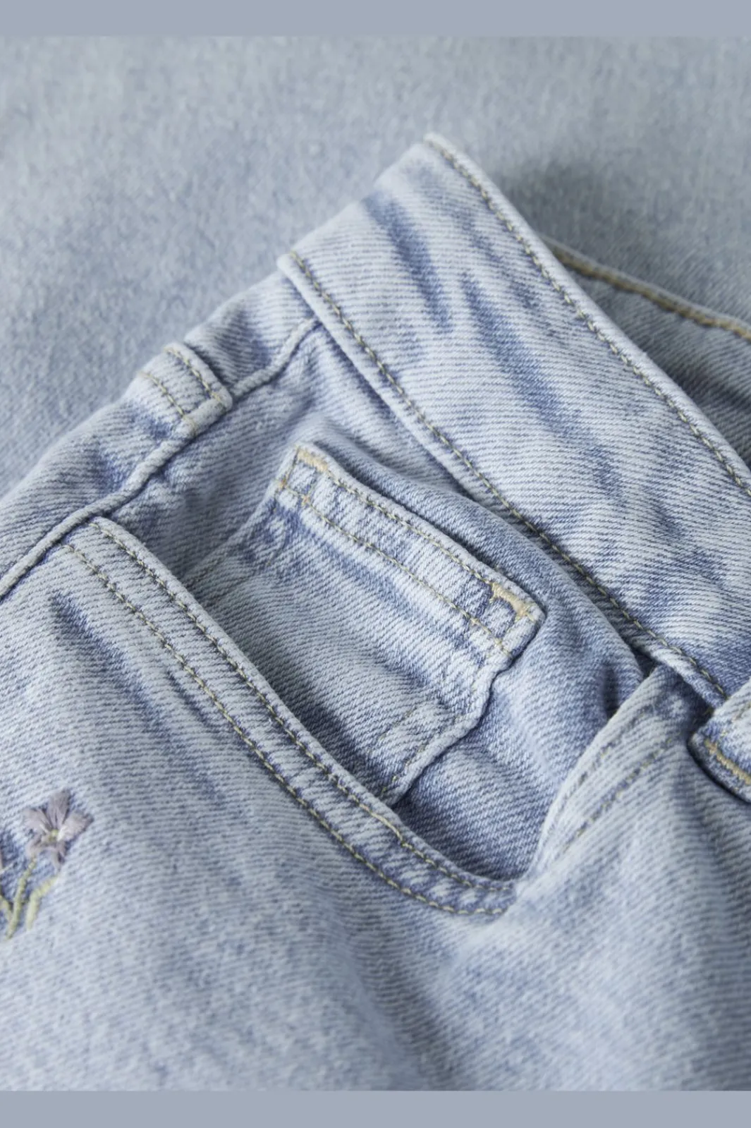 Name It Nkfrose Wide Emb Jeans 2010-Fr | Barn Byxor & Leggings