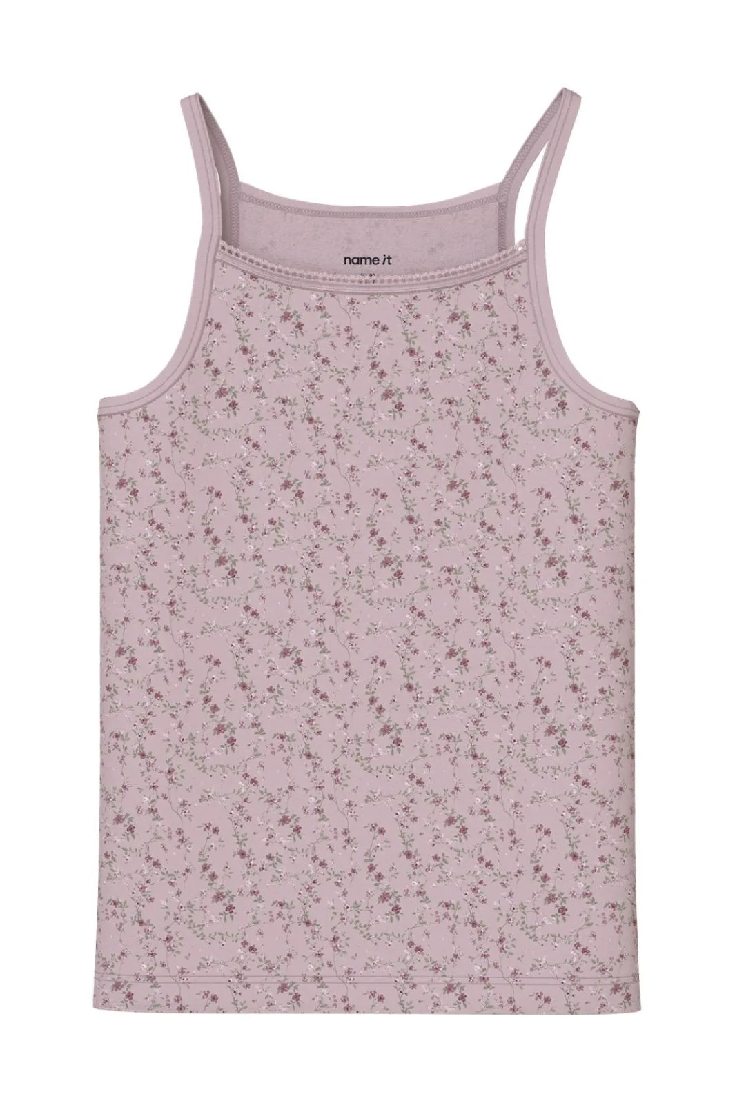 Name It Nkfstrap Top Violetflower | Barn Nattkläder & Underkläder