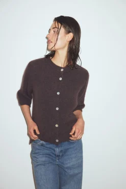 Noella Nlkae Ss Knit Cardigan 12940086 | Amningsvänliga Kläder|Cardigans