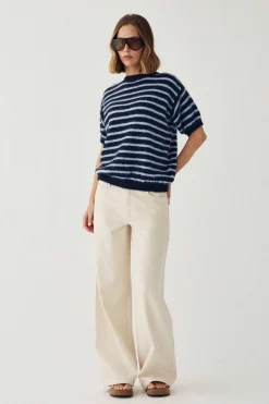 Nln-Monikah Ss Knit 16570003