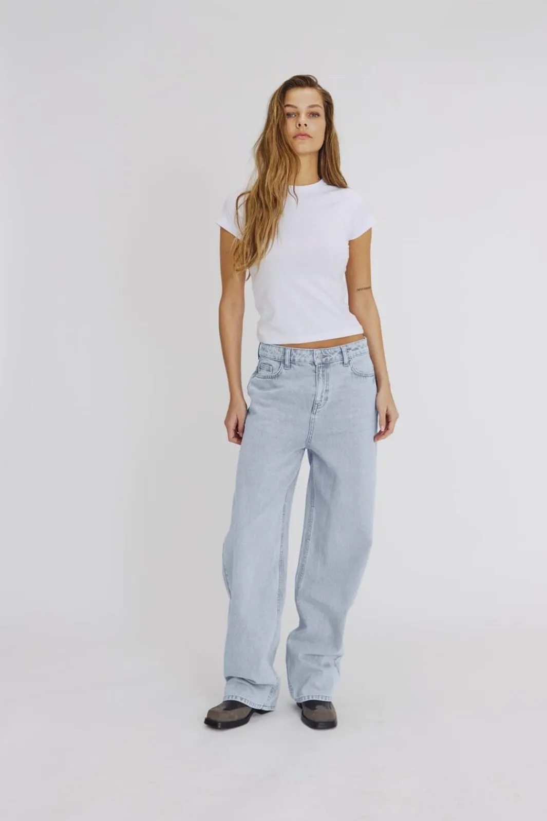 Noisy May Nmalexa Nw Reg Jeans Az468Lb | Jeans, Leggings & Byxor