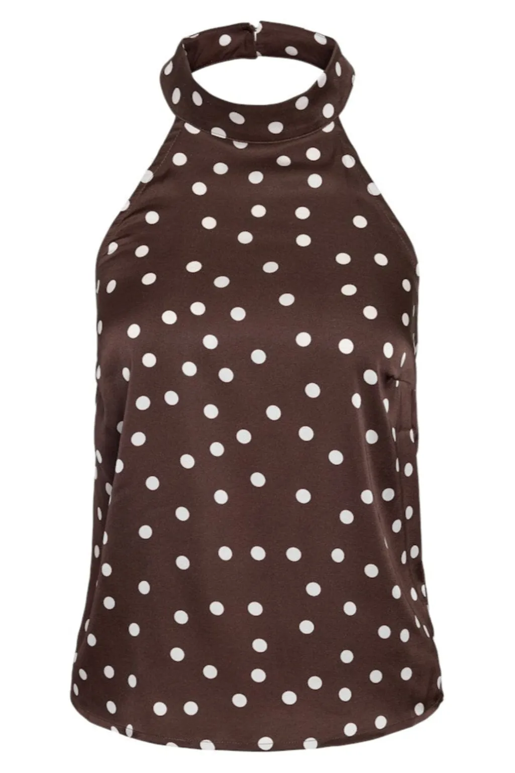 Nmbambi Halterneck Satin Top